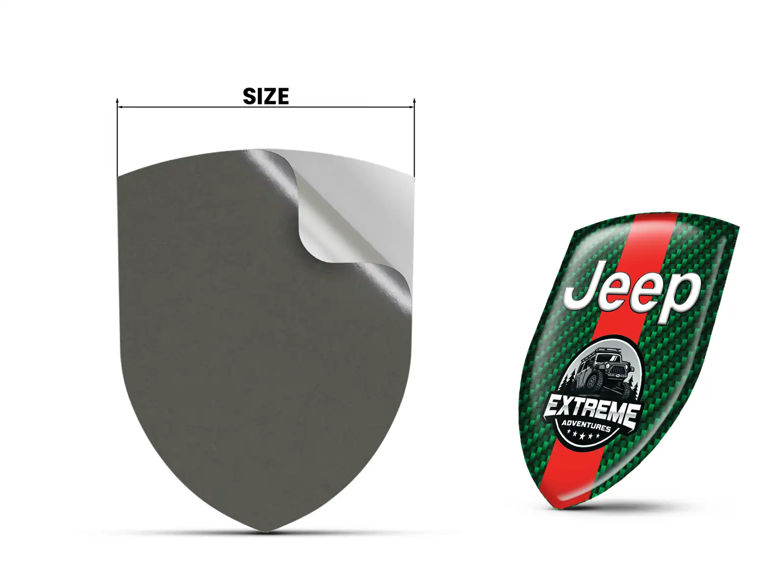 Jeep Large Car Stickers Max Pro Resilient Current Version